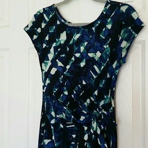 Merona geometric dress small